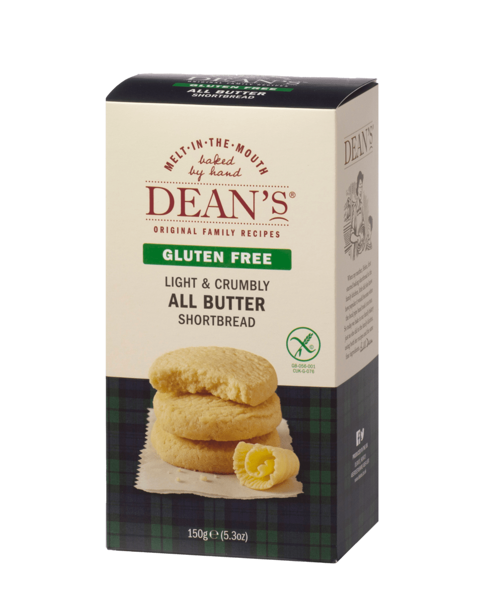 Buy the Gluten Free All Butter Shortbread Rounds 150g online at Dean's
