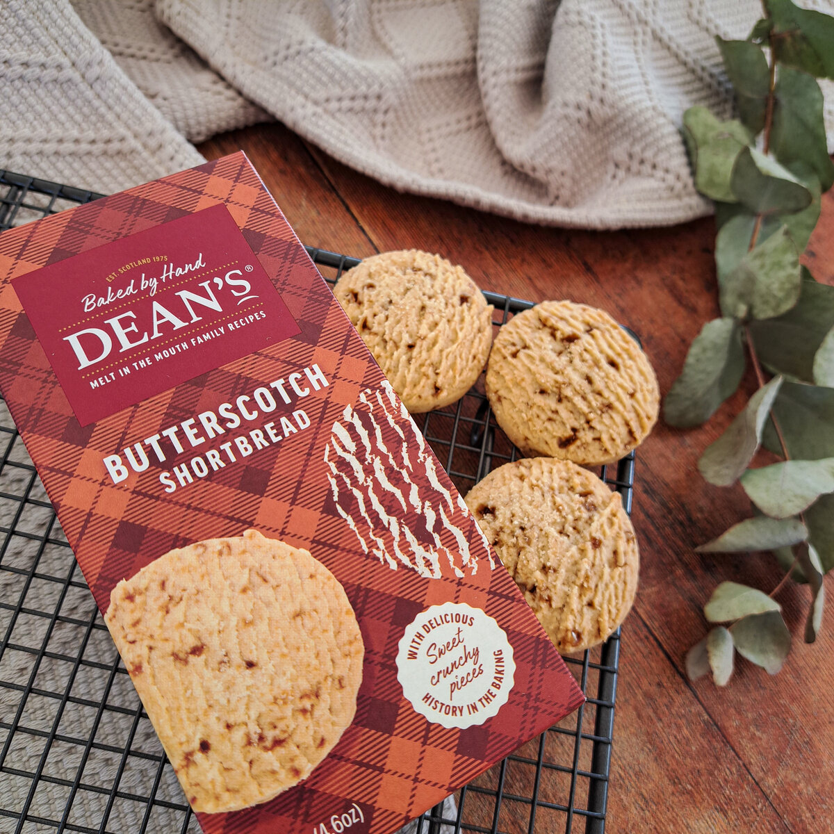 Butterscotch Shortbread Rounds 130g Thumbnail Butterscotch Shortbread Rounds 130g Thumbnail