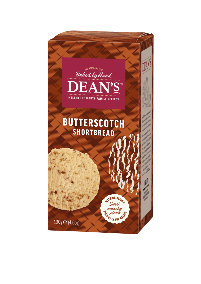Butterscotch Shortbread Rounds 130g Thumbnail Butterscotch Shortbread Rounds 130g Thumbnail