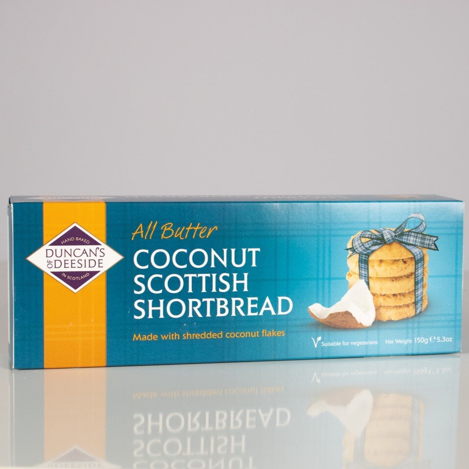 Duncan's All Butter Coconut Shortbread Rounds 150g Thumbnail