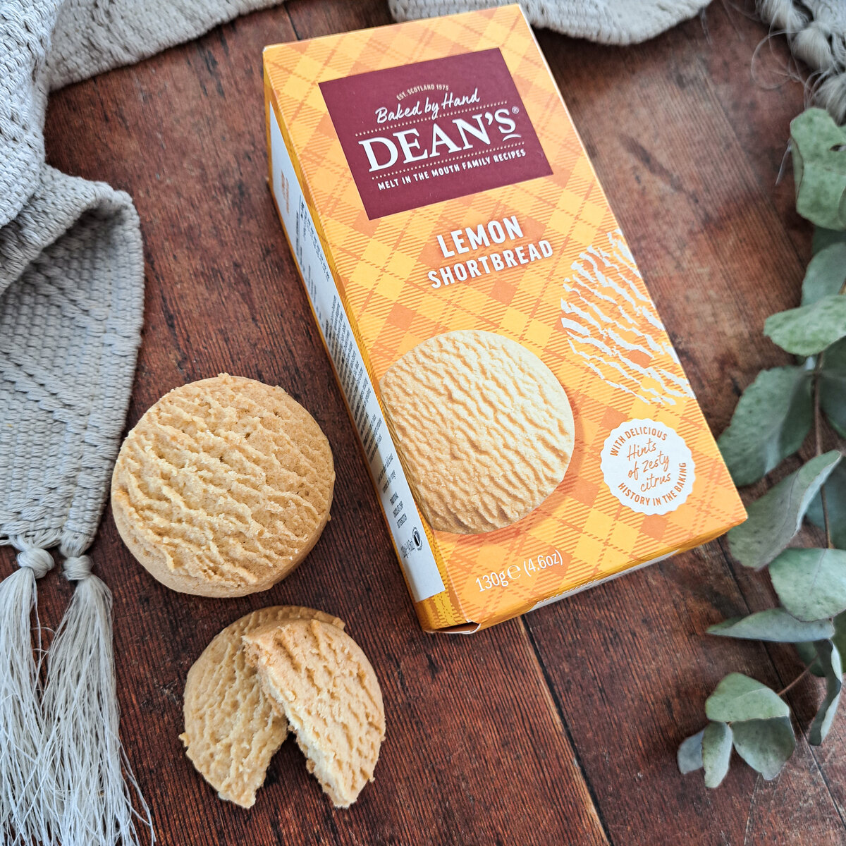Lemon Shortbread Rounds 130g Thumbnail Lemon Shortbread Rounds 130g Thumbnail