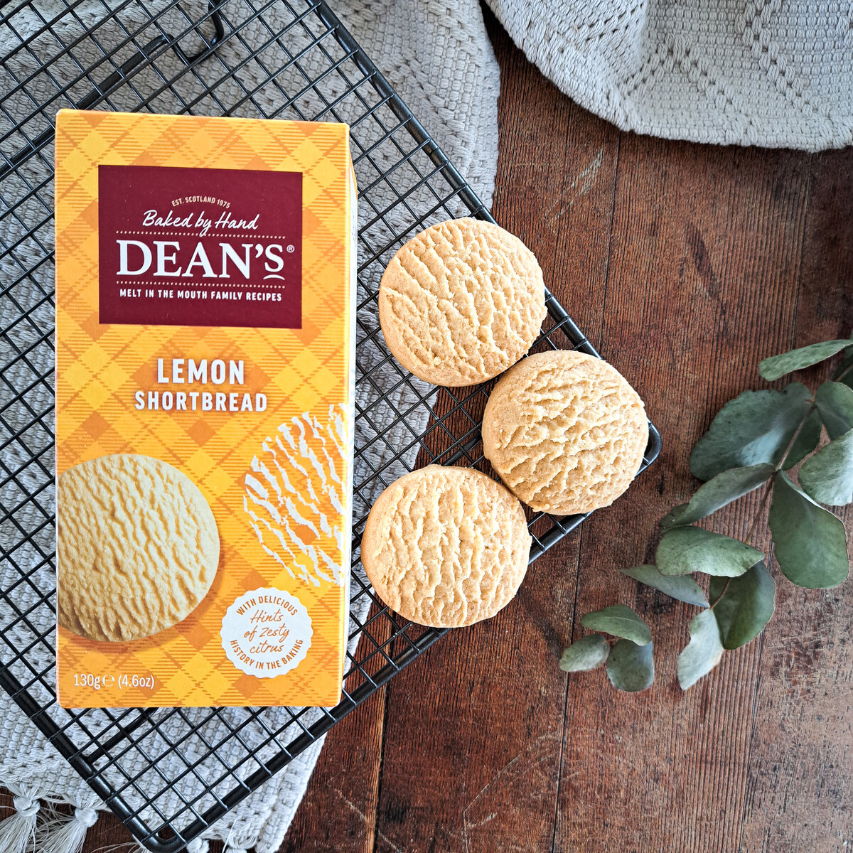 Lemon Shortbread Rounds 130g Thumbnail Lemon Shortbread Rounds 130g Thumbnail