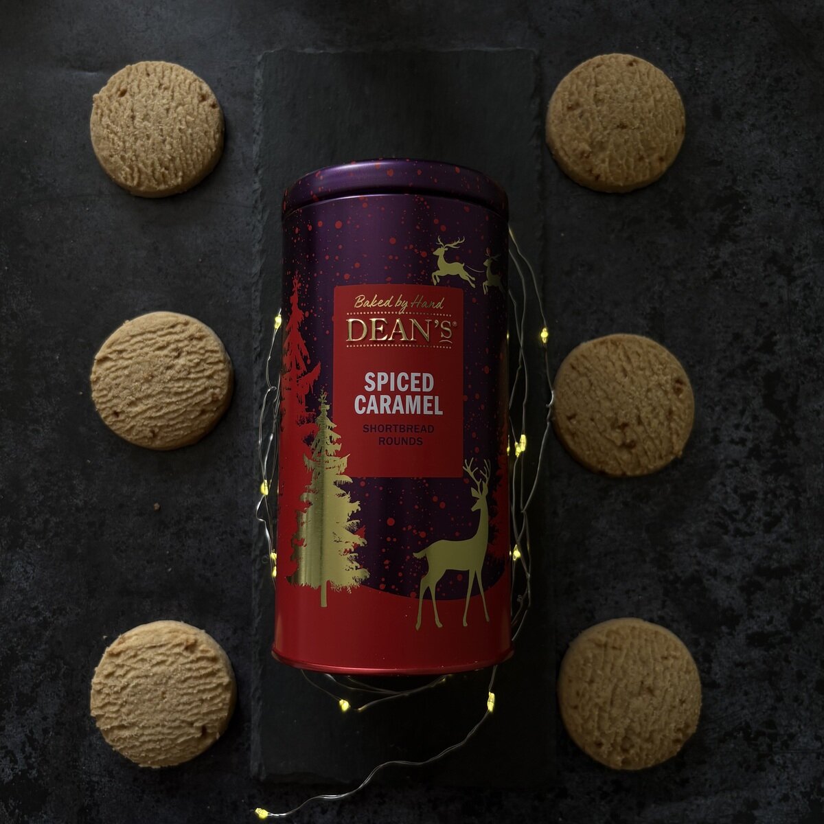 Spiced Caramel Shortbread Rounds 150g Thumbnail Spiced Caramel Shortbread Rounds 150g Thumbnail