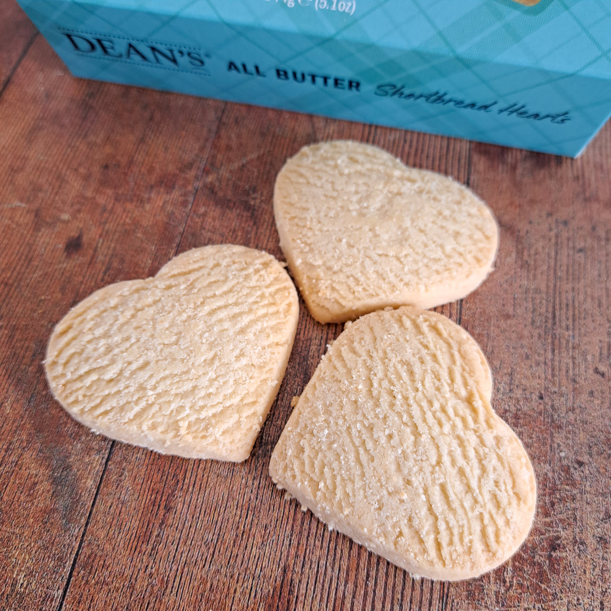 Buy the All Butter Shortbread Hearts 144g online at Dean's