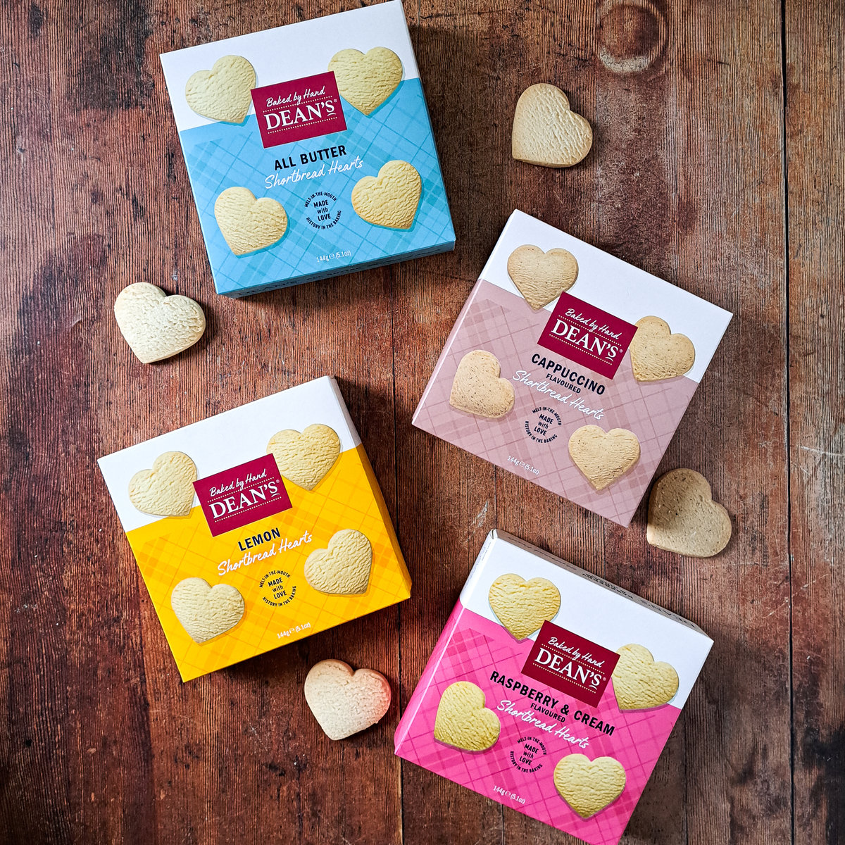 All Butter Shortbread Hearts 144g