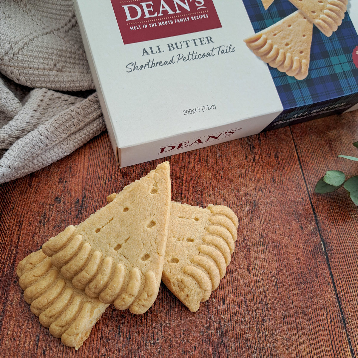 Buy the All Butter Shortbread Petticoat Tails 200g online at Dean's of Huntly Ltd