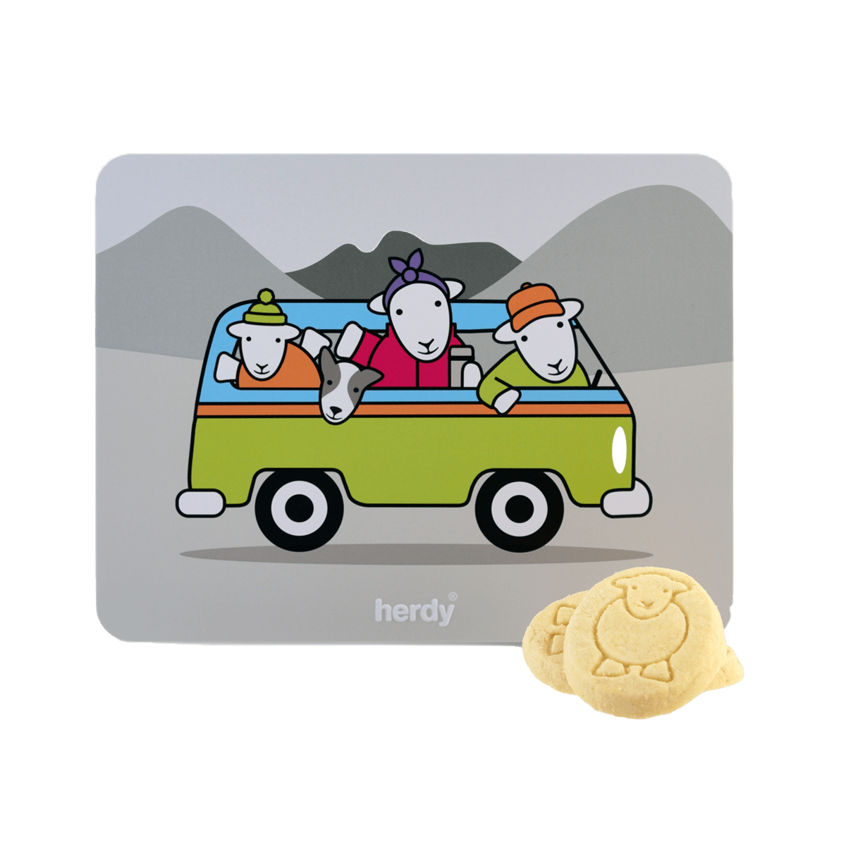 Campervan Herdy All Butter Shortbread Herdy Shapes 225g