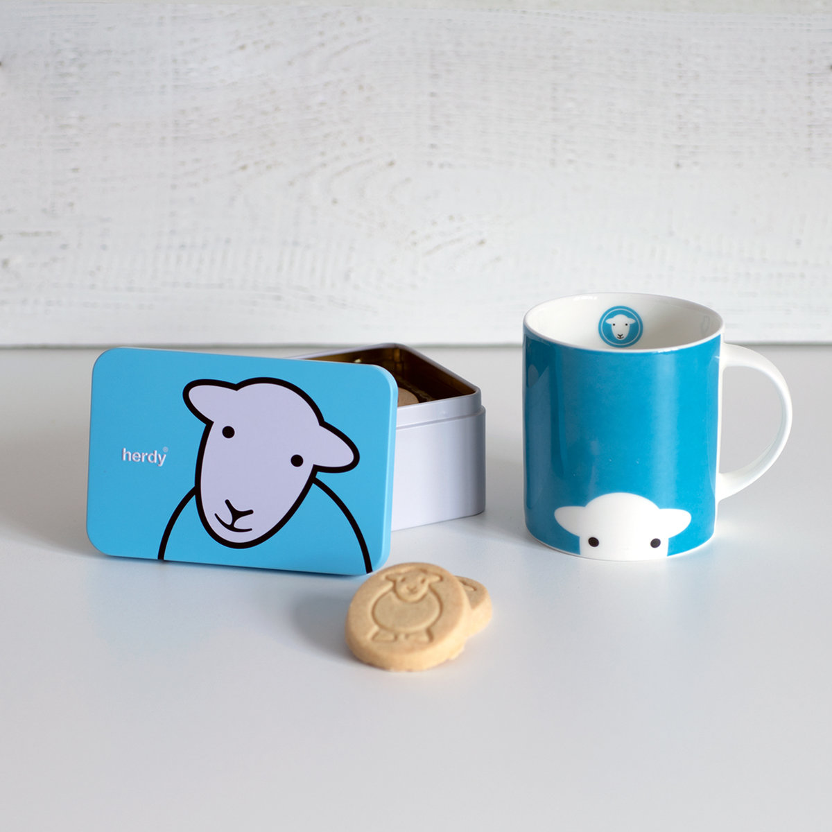 Collectors Edition Herdy Blue All Butter Shortbread Herdy Shapes 120g
