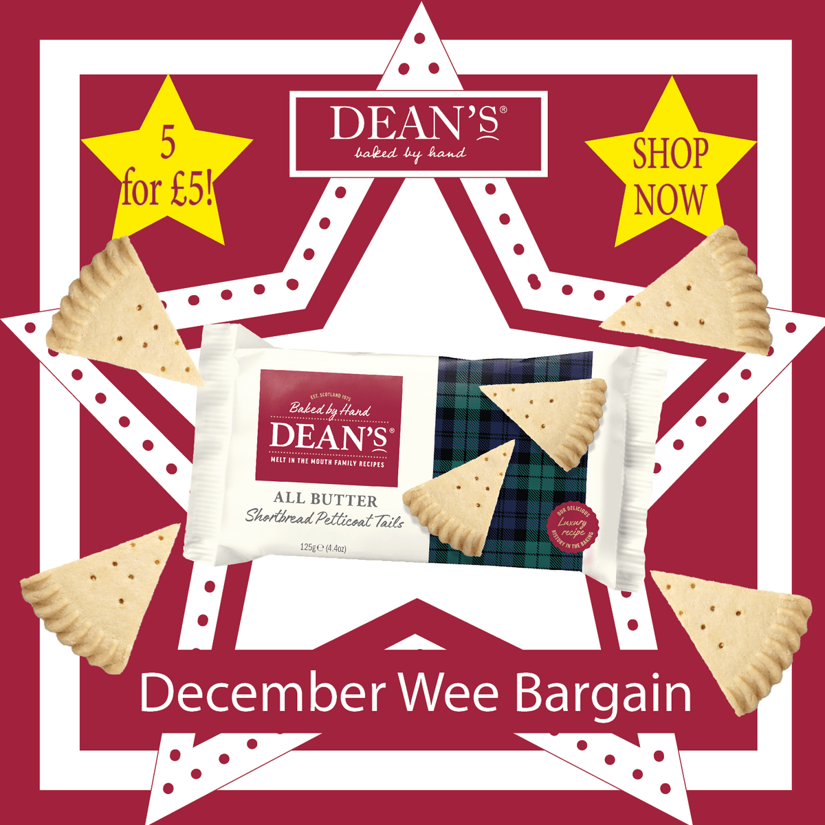 5 for £5: All Butter Petticoat Tails