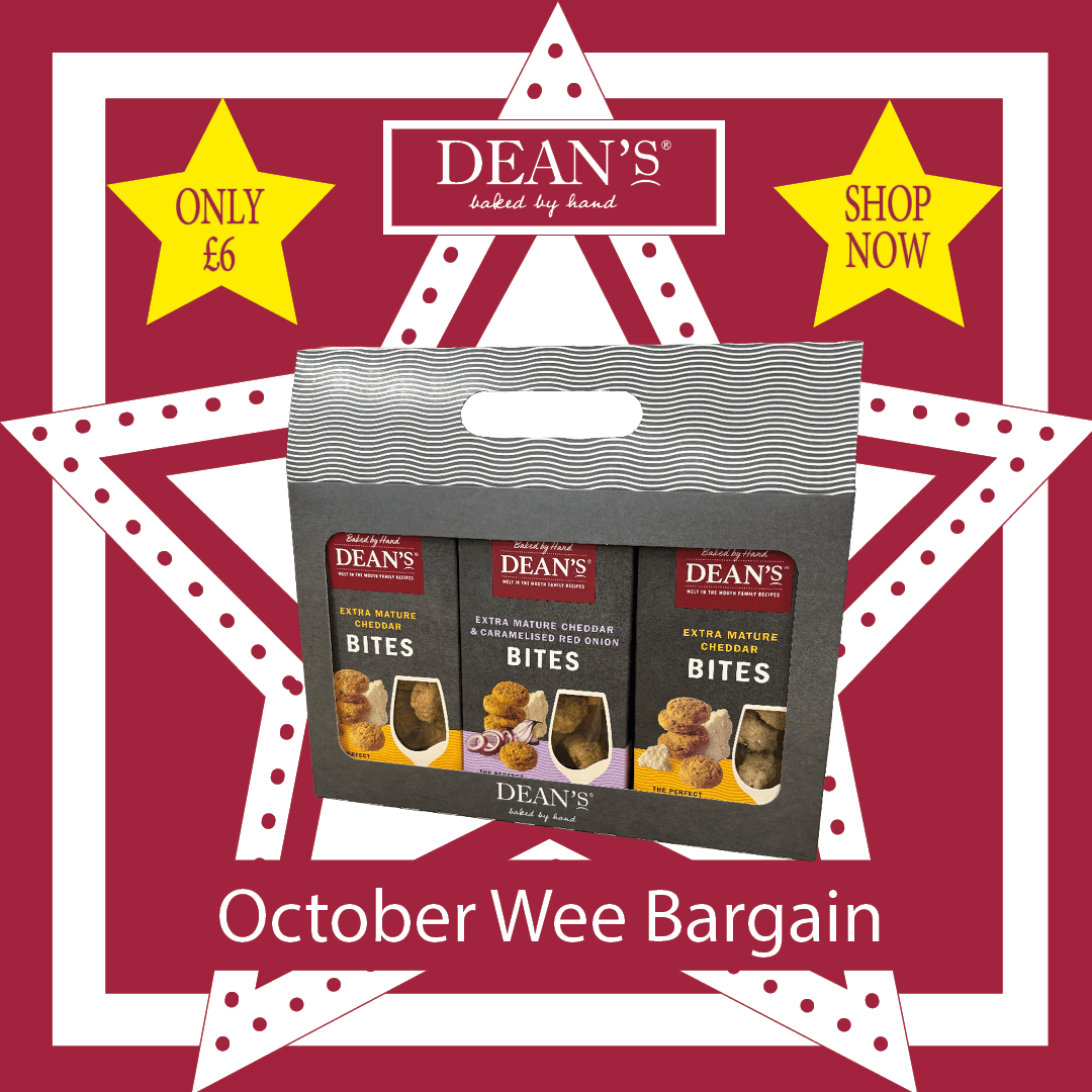 Dean's Mature Cheddar Bites Multi Pack Carton 3 x 100g
