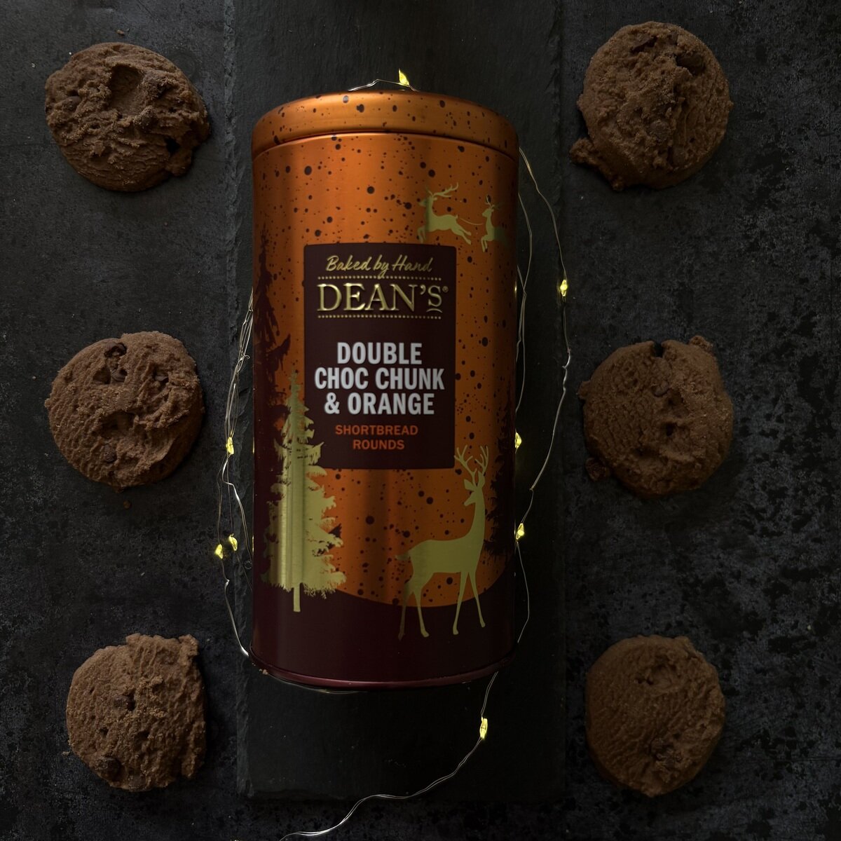 Double Choc Chunk & Orange Shortbread Rounds 150g