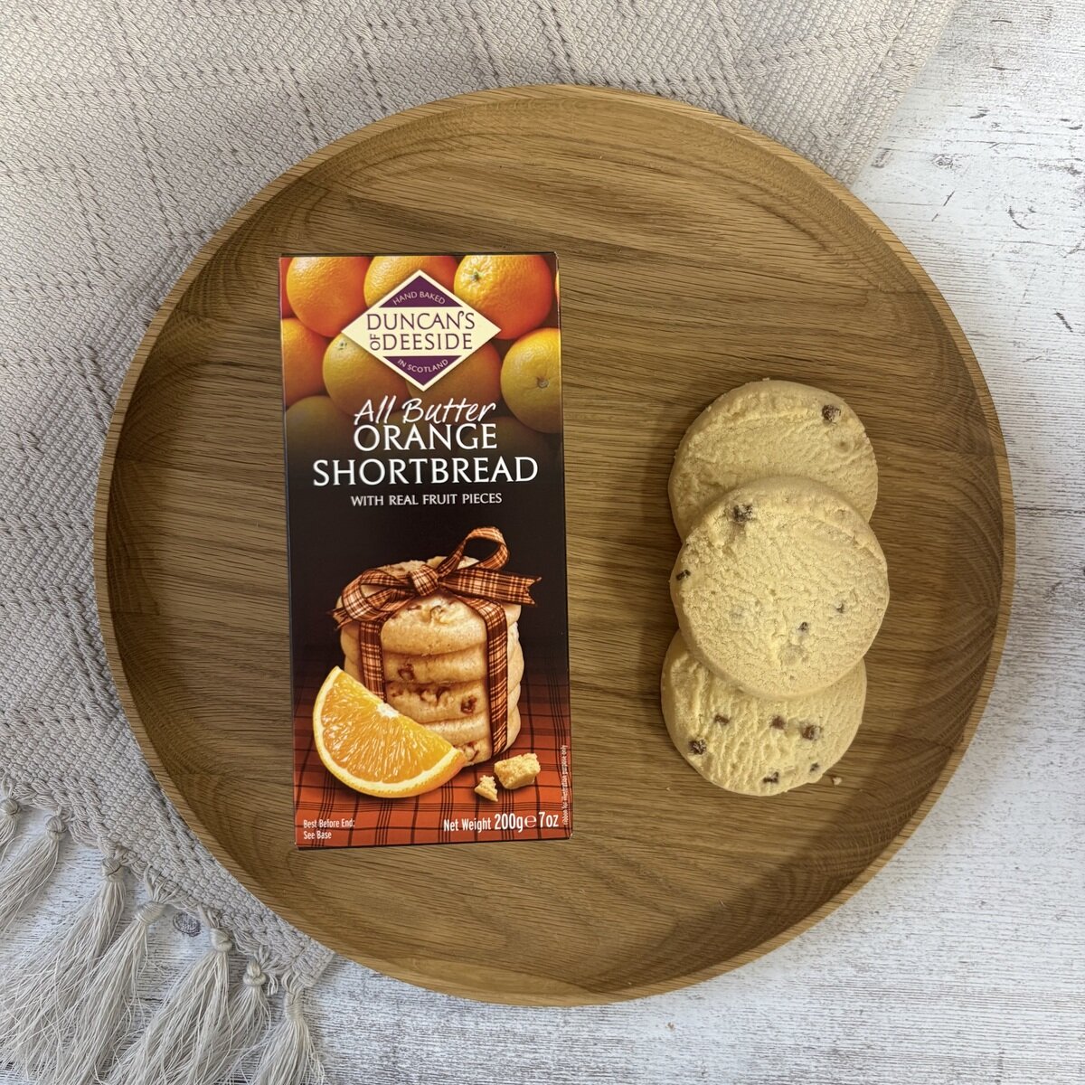Duncan's All Butter Orange Shortbread Rounds 200g