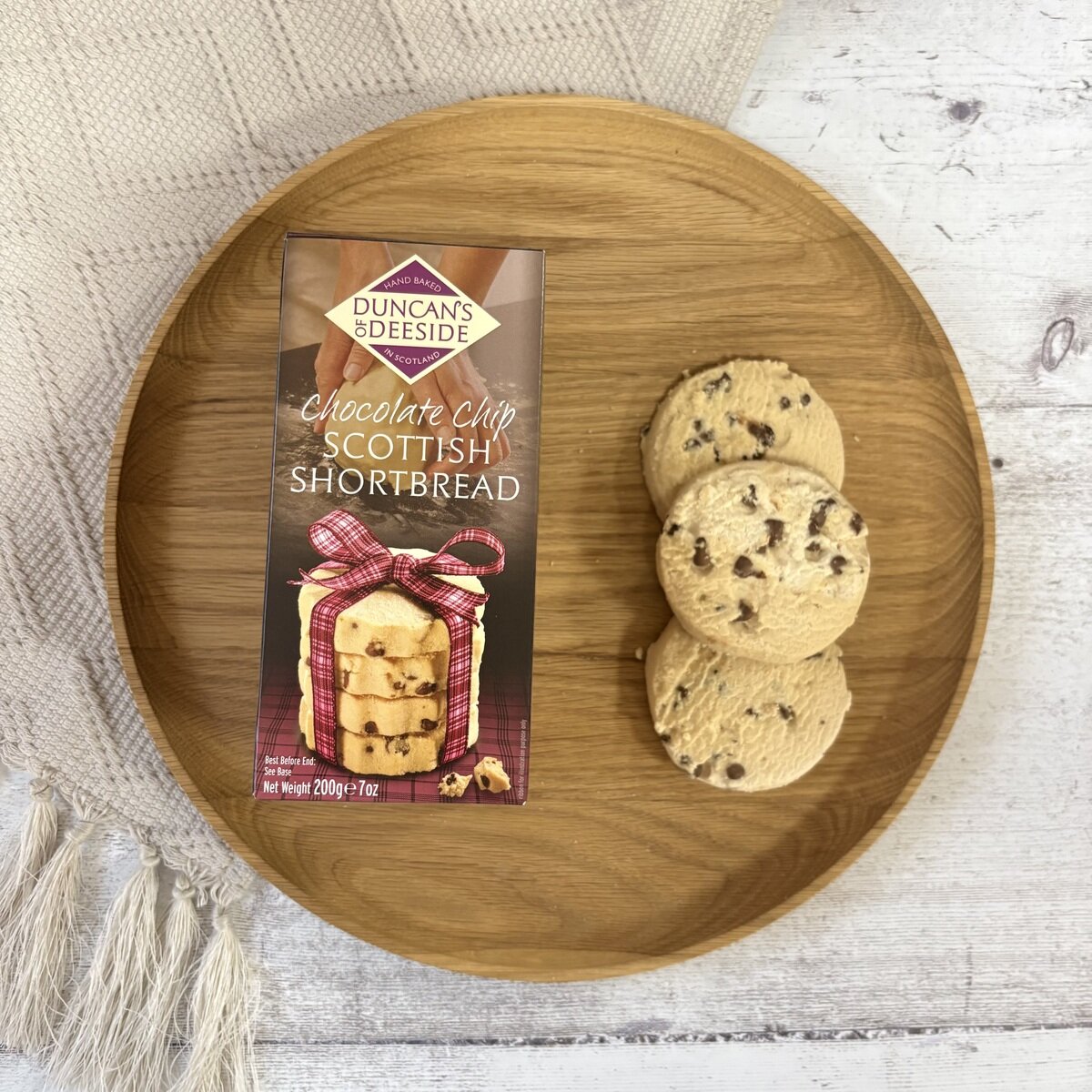 Duncan's Family Recipe Chocolate Chip Shortbread Rounds 200g