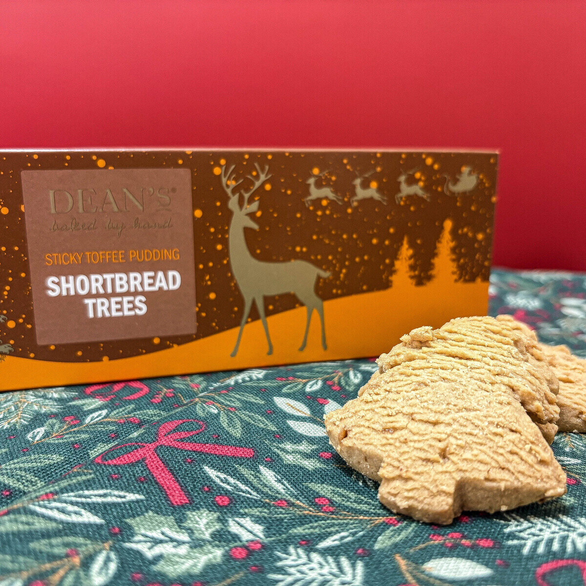 Sticky Toffee Pudding Shortbread Trees 150g