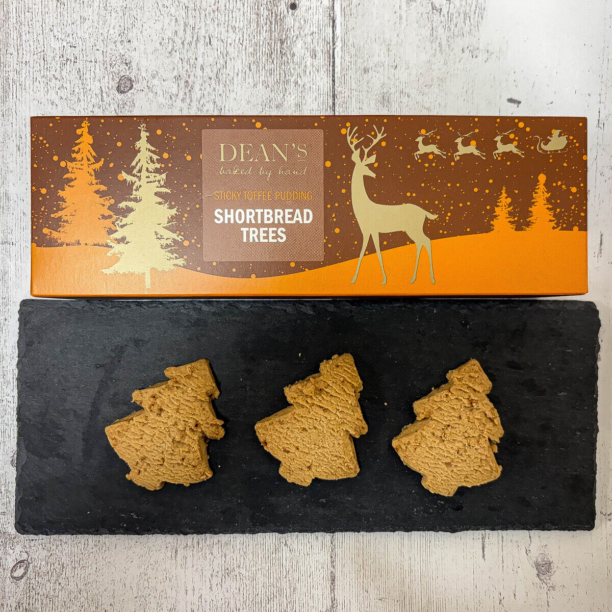 Sticky Toffee Pudding Shortbread Trees 150g