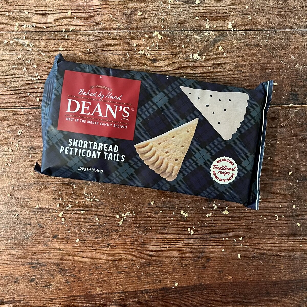 Traditional Shortbread Petticoat Tails 125g