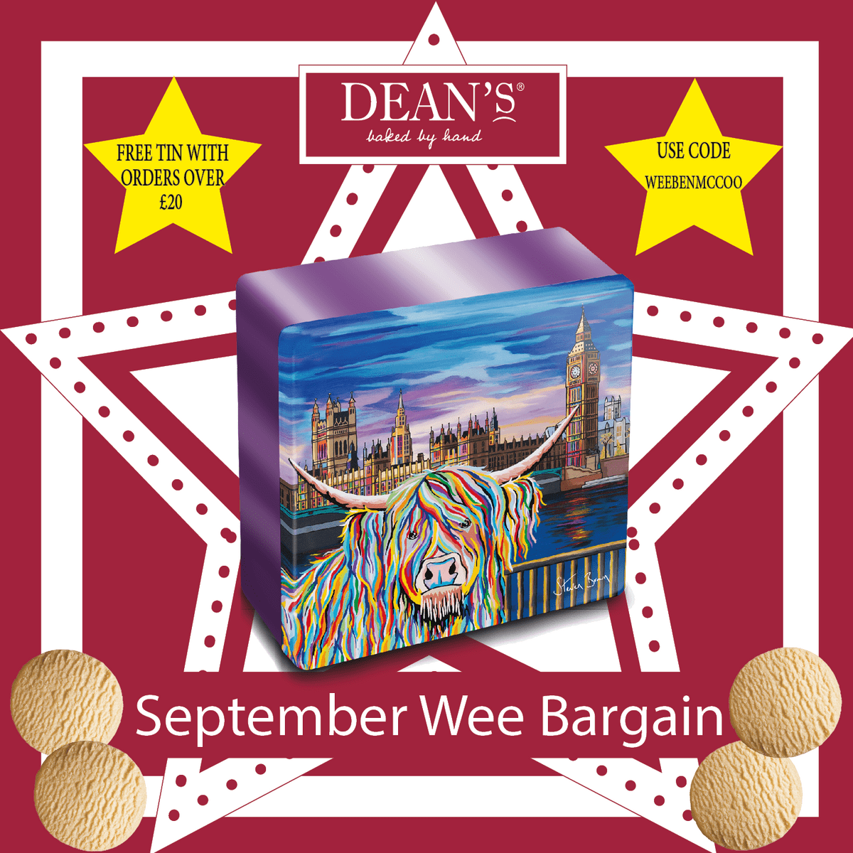 Wee Ben McCoo Shortbread Rounds 150g - SOLD OUT!