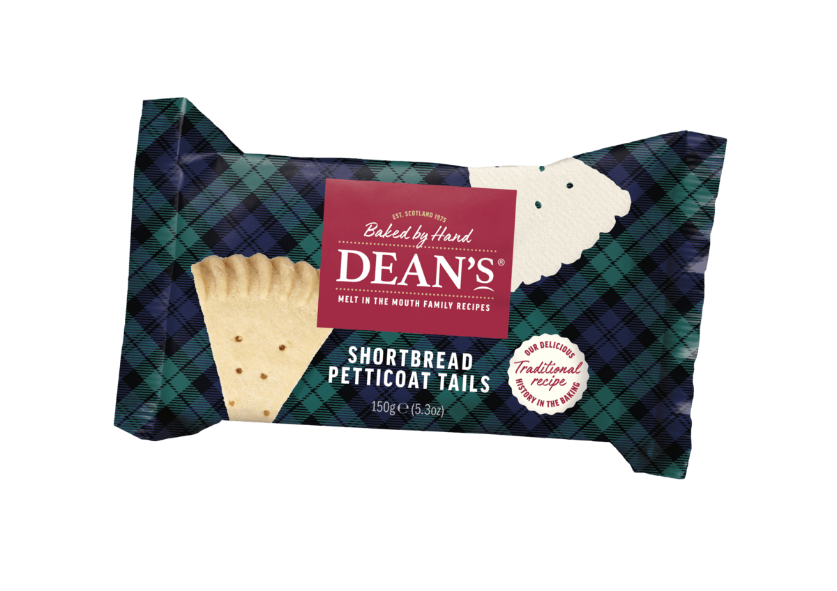 Buy the Shortbread Petticoat Tails 150g online at Dean's