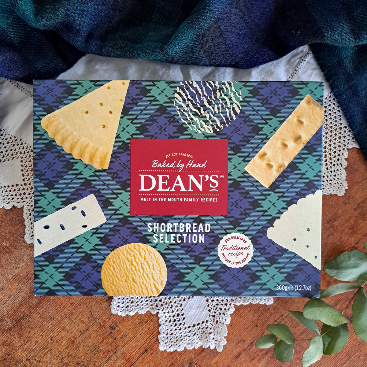 Buy the Shortbread Selection 360g online at Dean's