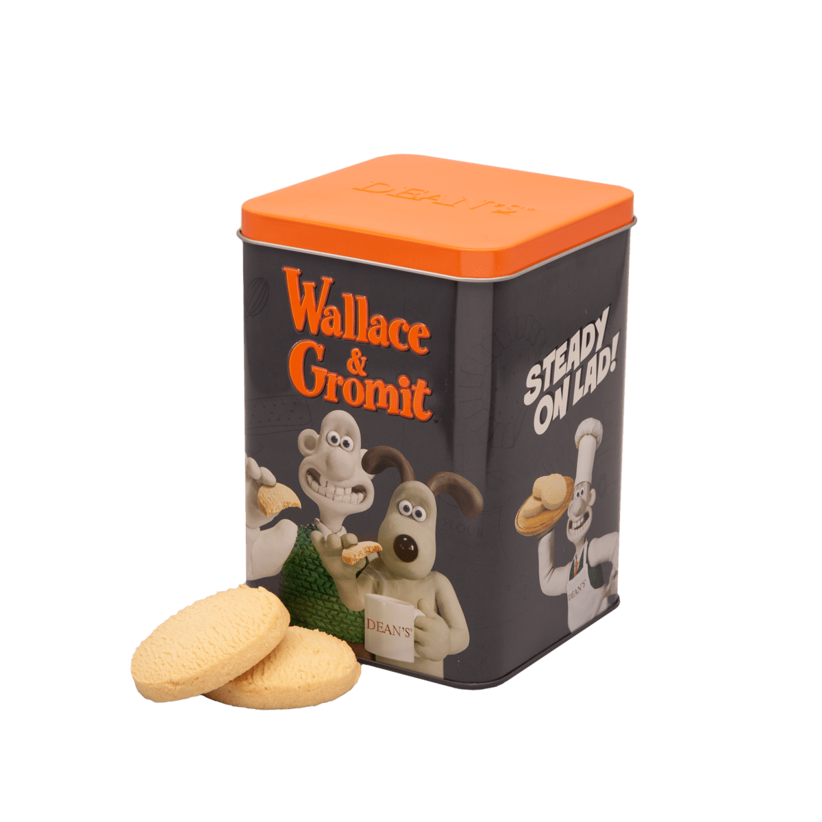 Buy the Wallace & Gromit "Steady on" All Butter Shortbread Rounds 300g online at Dean's