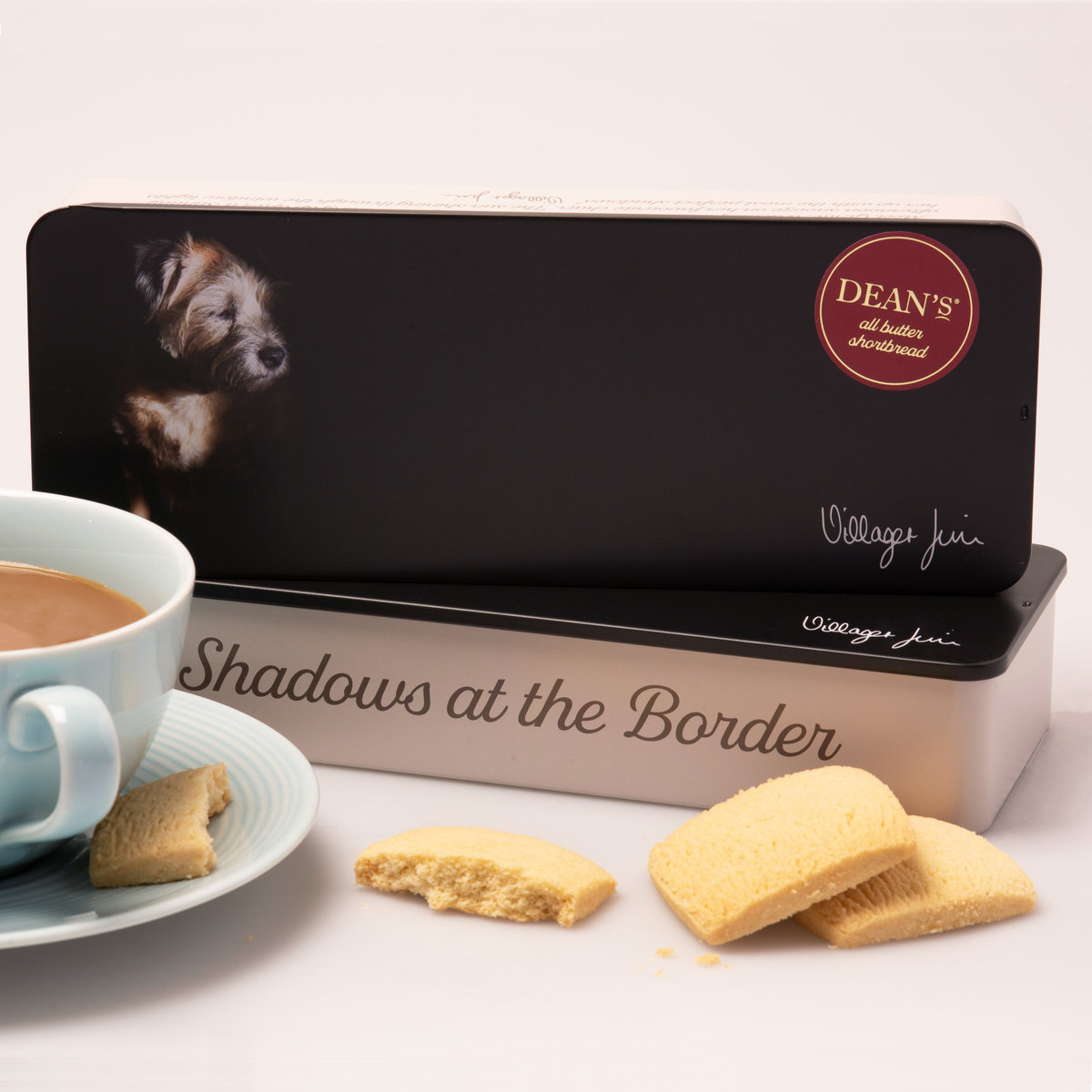 Buy the Villager Jim "Shadows at the Border" Shortbread Squares 180g online at Dean's