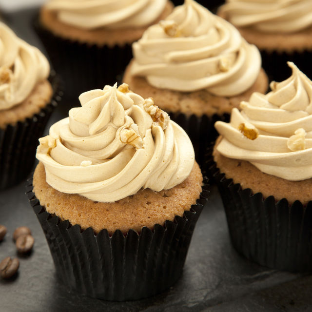 Coffee & Walnut Cupcakes