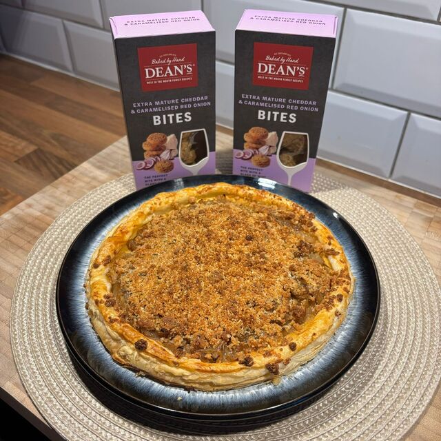 Caramelised Onion Puff Pastry Tart