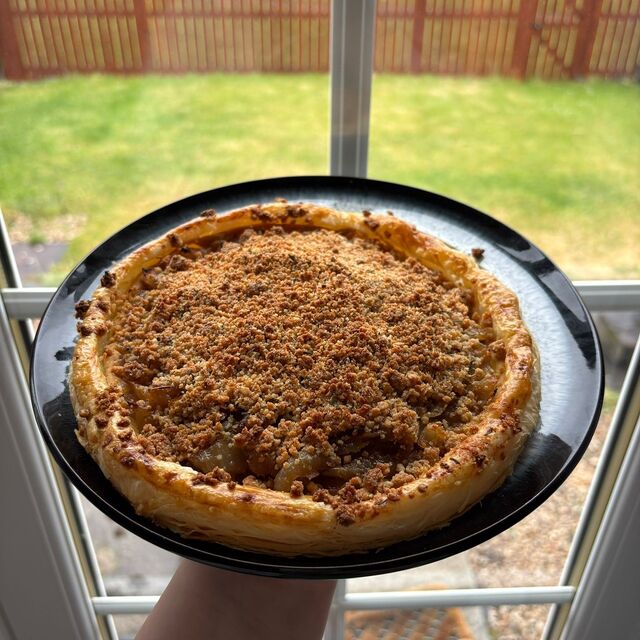 Caramelised Onion Puff Pastry Tart