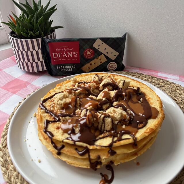 Millionaire's Shortbread Pancakes