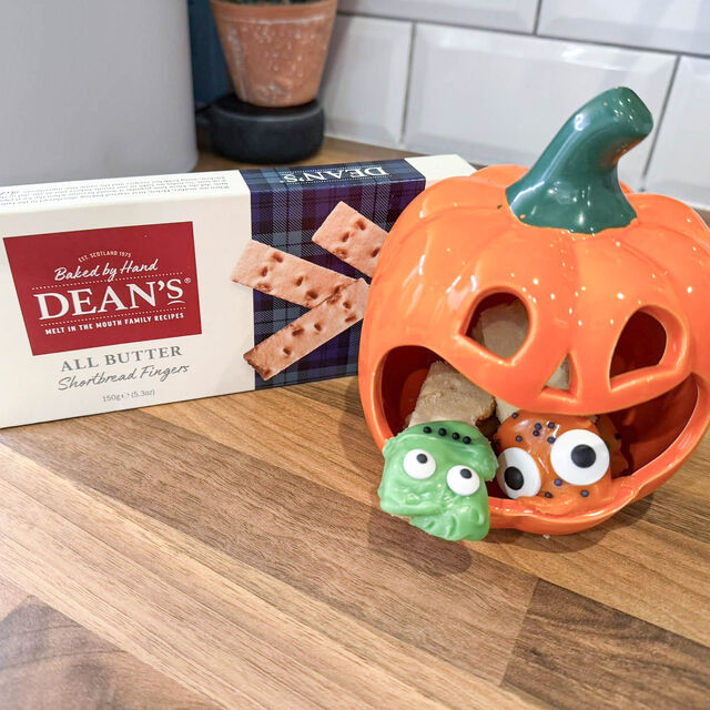 Halloween Shortbread Fingers